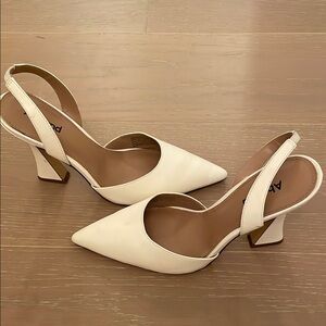 Abound Cream Slingback Heels